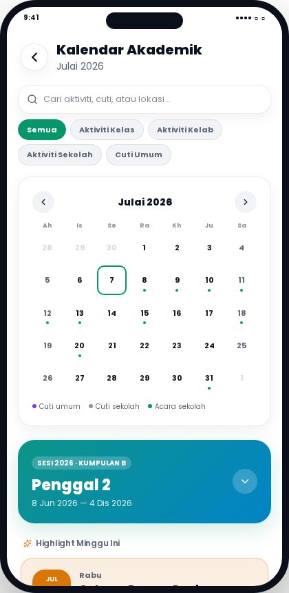 Kalendar Akademik